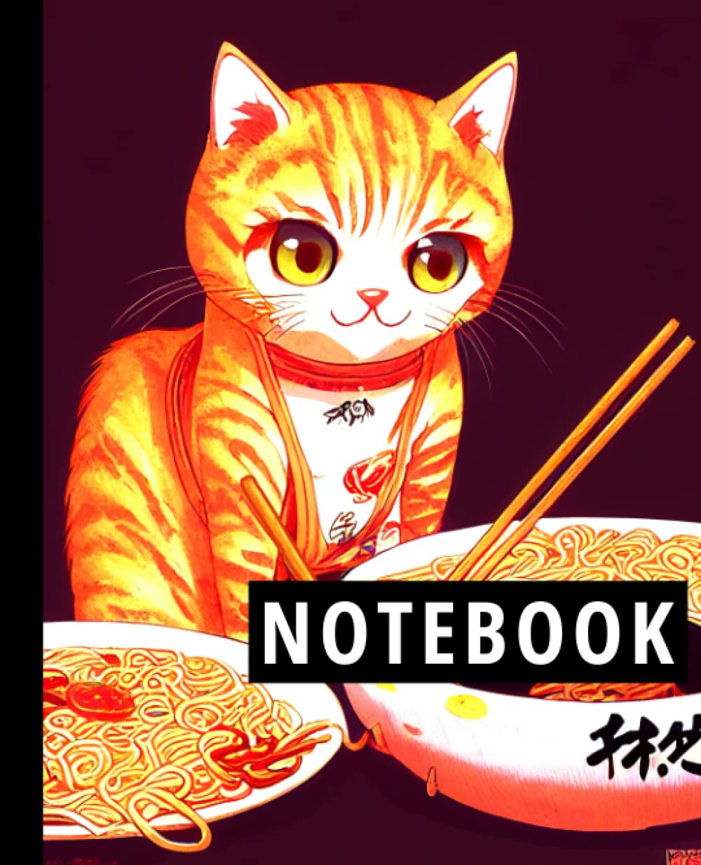 Composition Notebook: Cute Kawaii Cat-Ramen Bowl | Chatran Orange Kitty | For Cats & Ramen Lover.: 7.5" x 9.25" Inches - 120 Pages - 60 Sheets | Wide Ruled Lined Paper. baixar livro de graça