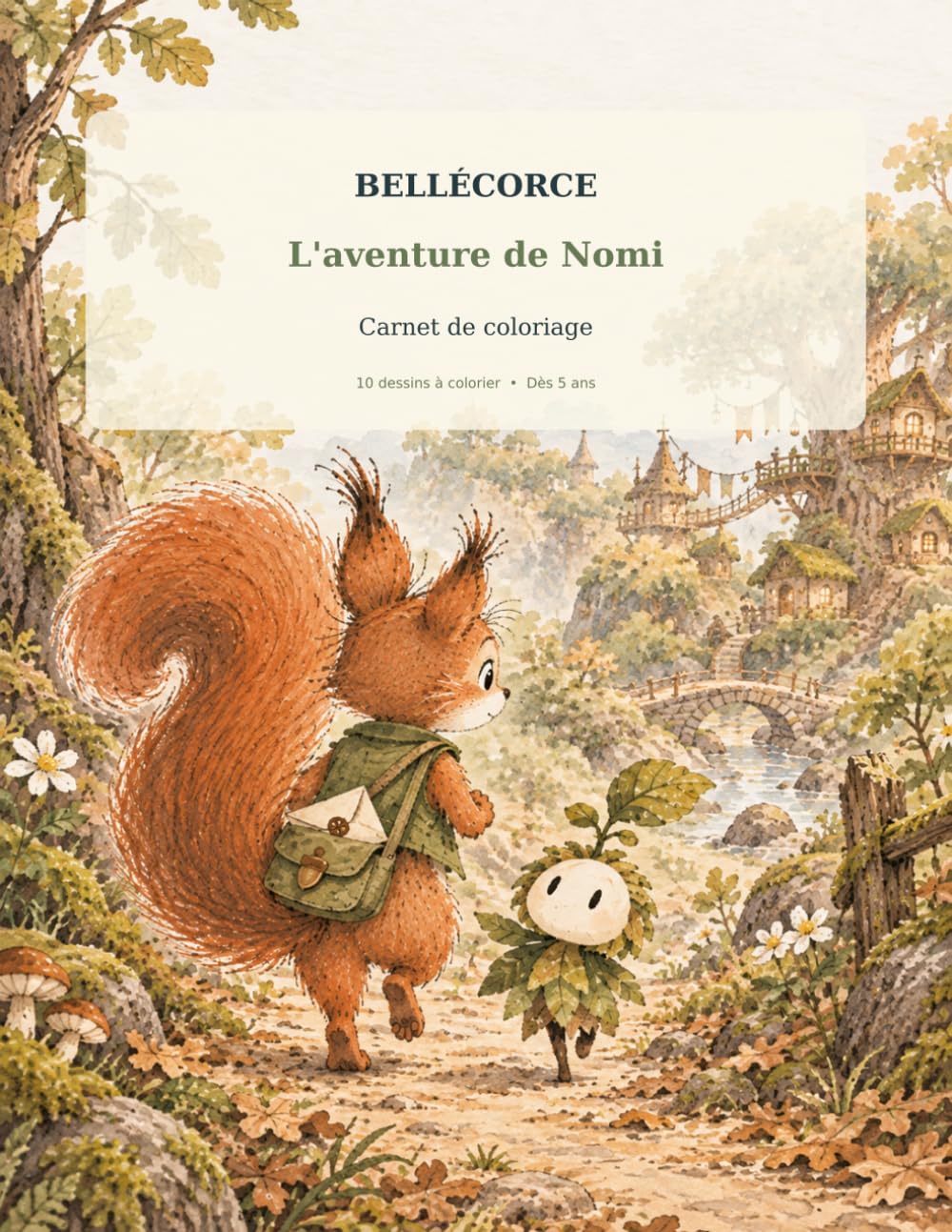 Bellécorce: L’aventure de Nomi — Carnet de coloriage (French Edition) baixar o livro de graça