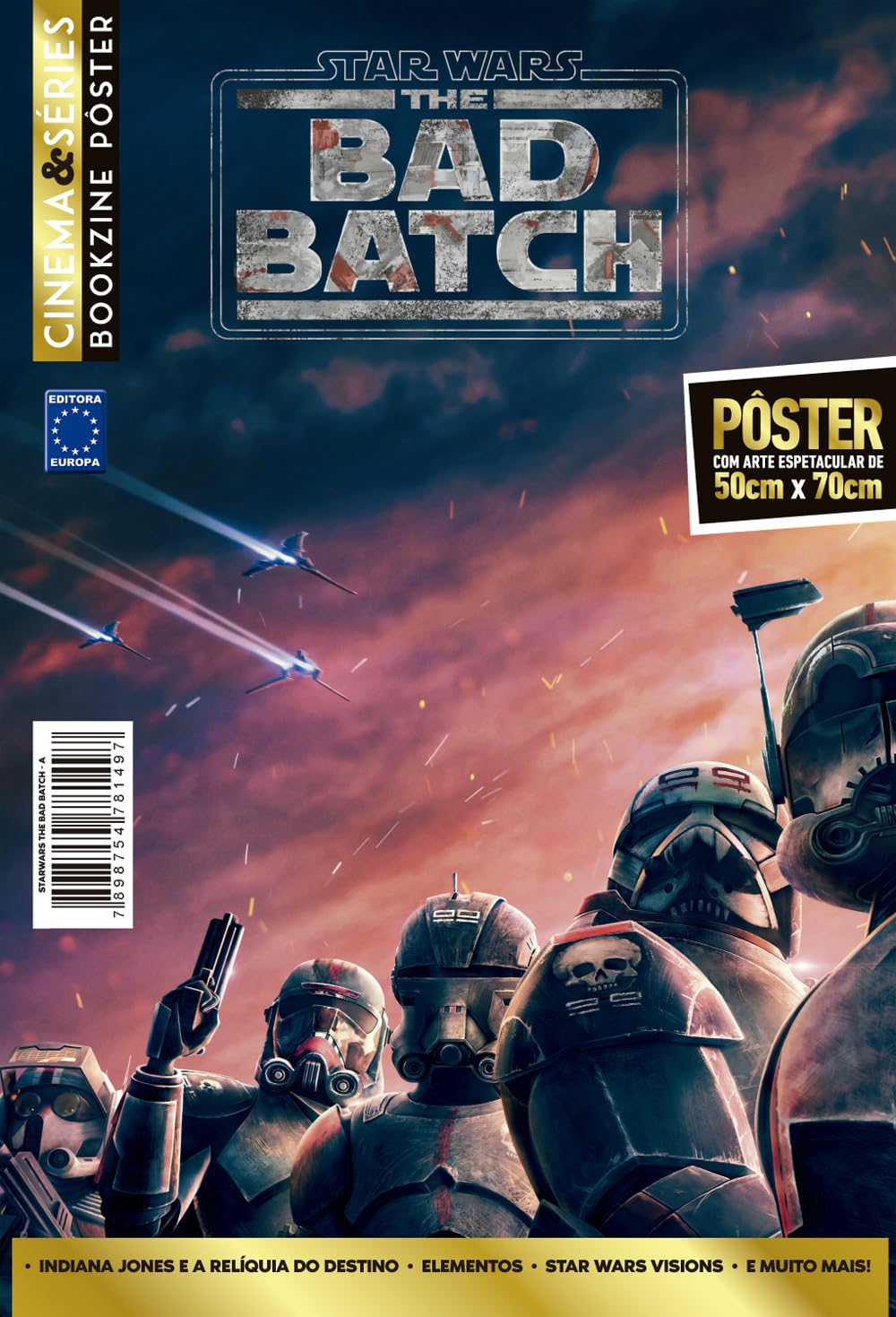 ler totalmente Star Wars: The Bad Batch - Arte A - Superpôster Cinema e Séries