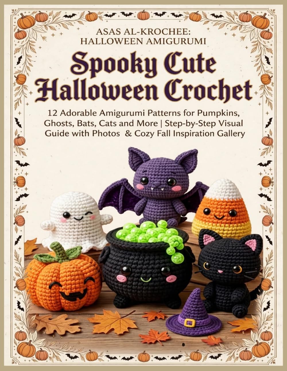 Spooky Cute Halloween Crochet: 12 Adorable Amigurumi Patterns for Pumpkins, Ghosts, Bats, Cats and More | Step-by-Step Visual Guide with Photos & Cozy Fall Inspiration Gallery baixar livro de graça