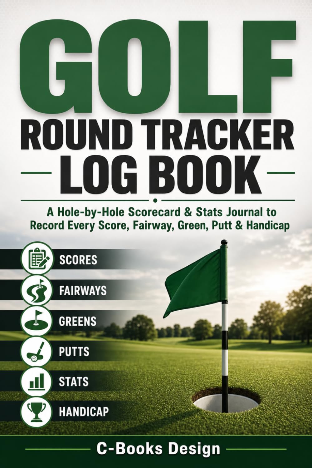 capítulo por capítulo baixar Golf Round Tracker Log Book: A Hole-by-Hole Scorecard & Stats Journal to Record Every Score, Fairway, Green, Putt & Handicap