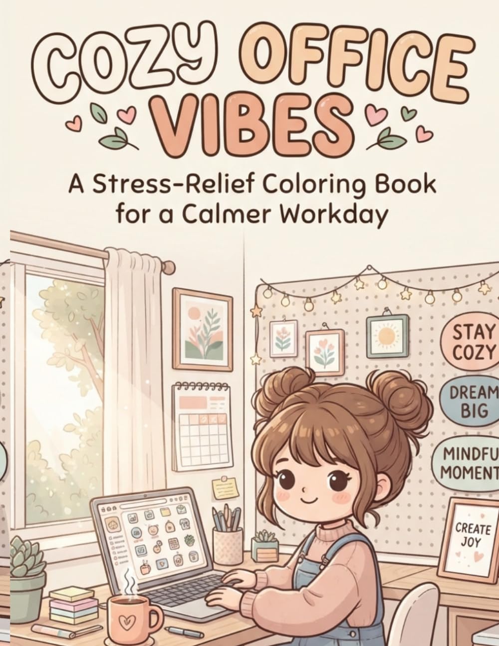 capítulo por capítulo baixar COZY OFFICE VIBES: A Stress-Relief Coloring Book for a Calmer Workday (Spanish Edition)