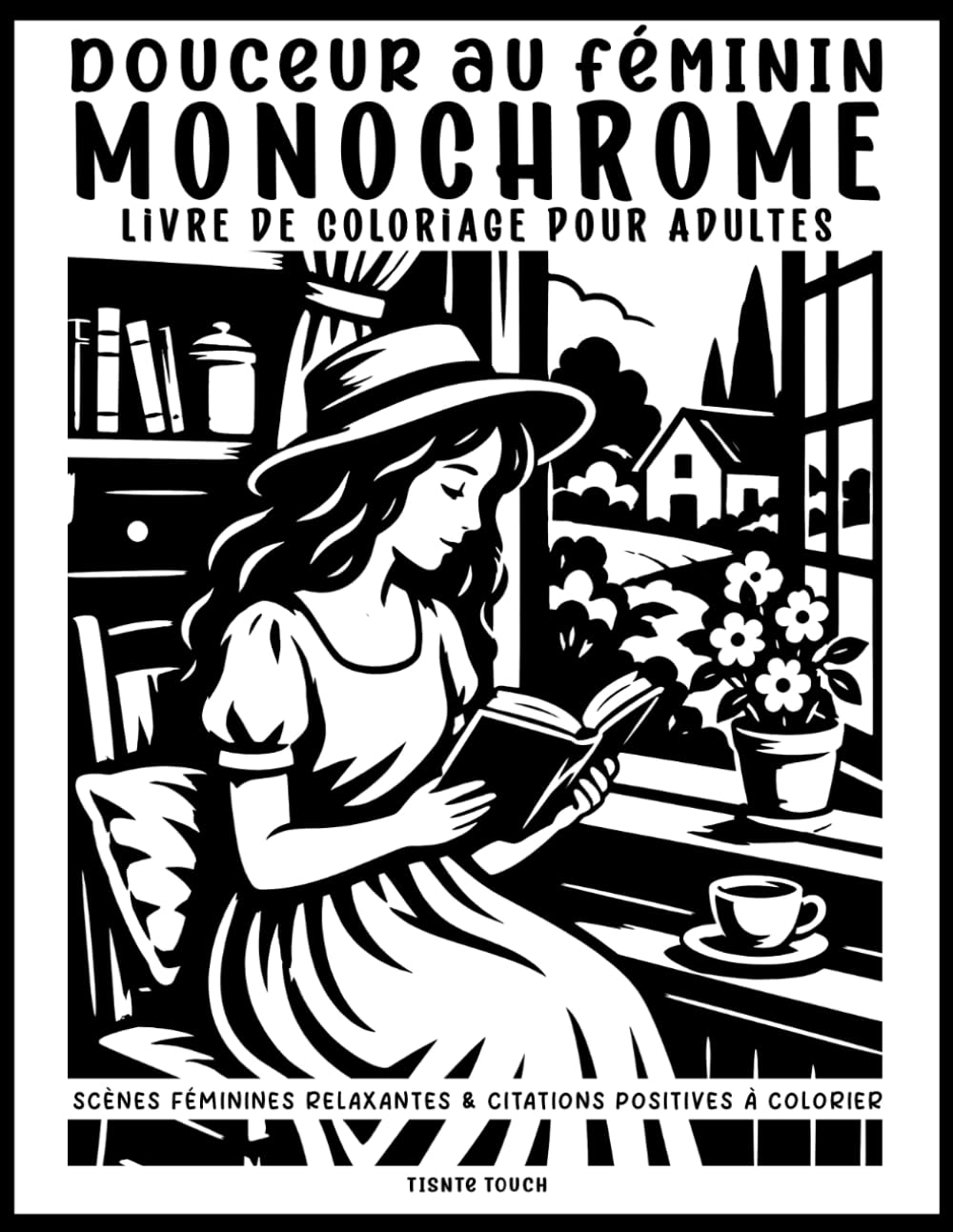 capítulo por capítulo baixar Douceur au Féminin: Livre de coloriage monochrome pour adultes: 50 scènes féminines relaxantes accompagnées de citations positives à colorier –... détente et anti-stress (French Edition)