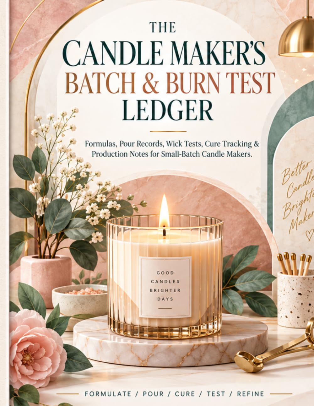 capítulo por capítulo baixar The Candle Maker's Batch & Burn Test Ledger: Formulas, Pour Records, Wick Tests, Cure Tracking & Production Notes for Small-Batch Candle Makers