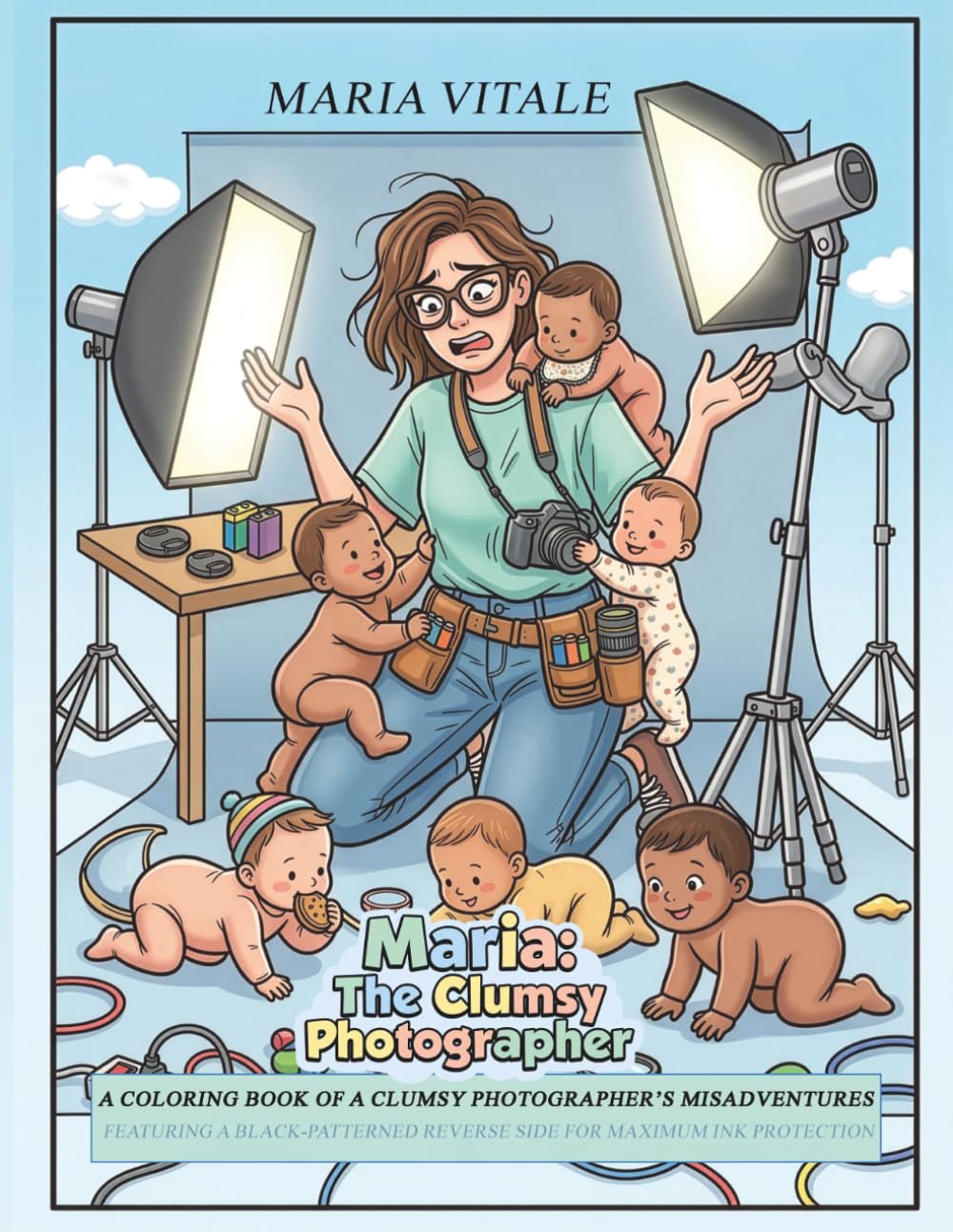 ler totalmente Maria: the clumsy photographer: A coloring book of a clumsy photographer's misadventures