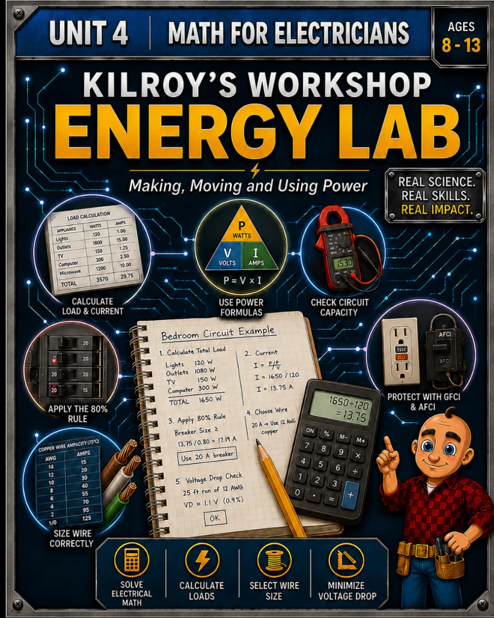 Shop in a Box: Energy Lab: Unit 4: Math for Electricians Ages 8 - 13 baixar o livro de graça