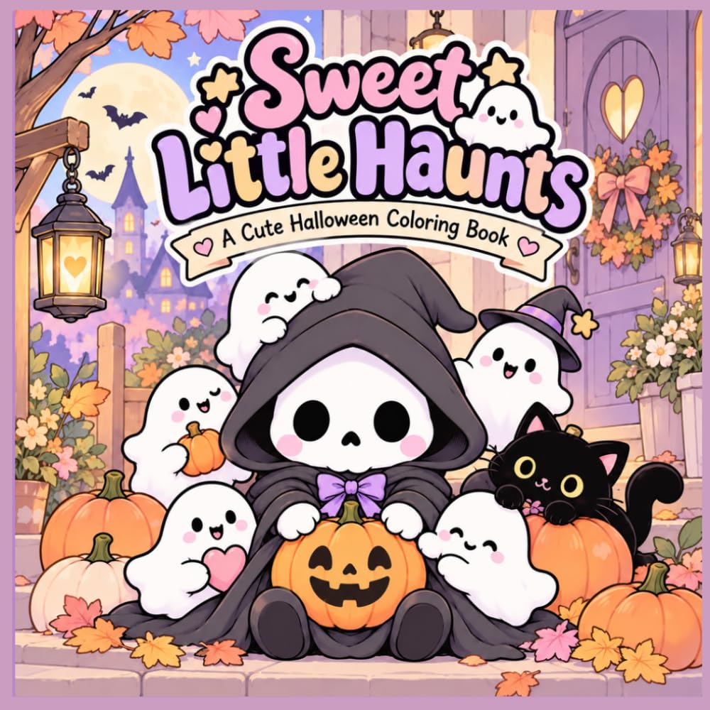 capítulo por capítulo baixar Sweet Little Haunts: A Cute Halloween Coloring Book