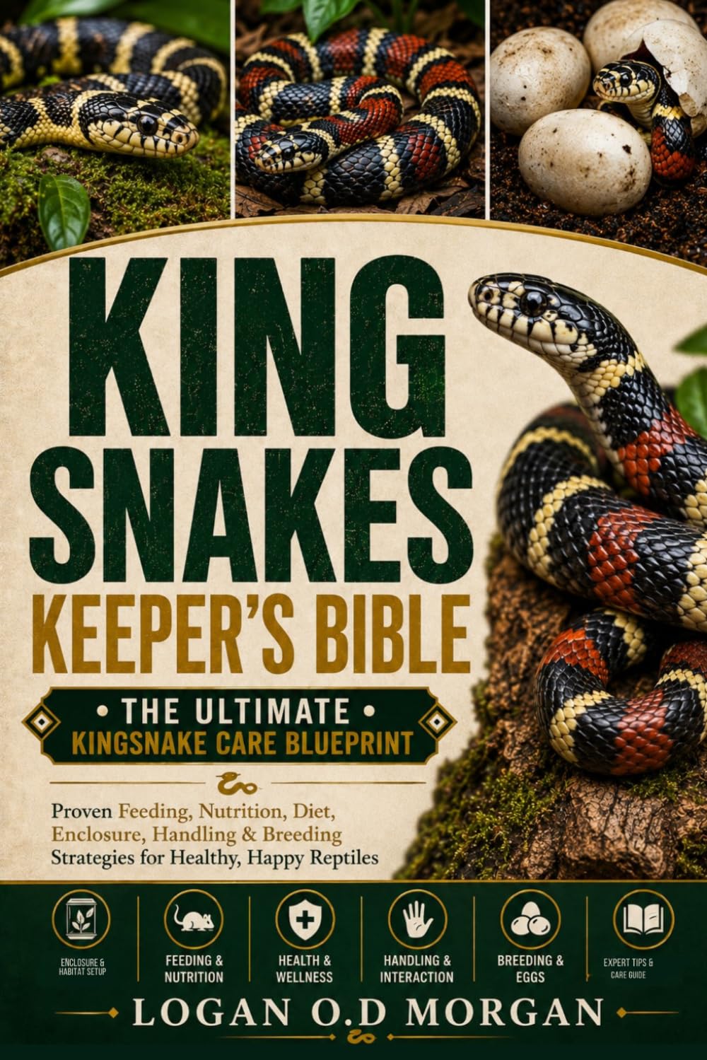 King Snakes Keeper's Bible: The Ultimate Kingsnake Care Blueprint: Proven Feeding, Nutrition, Diet, Enclosure, Handling & Breeding Strategies for Healthy, Happy Reptiles baixar o livro de graça