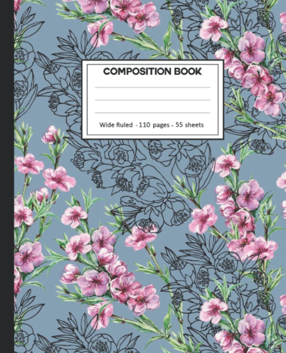ler totalmente Composition Notebook: Botanical Wide Ruled Blank Lined Composition Book Journal (7.5 x 9.25 in) Cute Notebooks for Girls Teens Kids School Planner Diary Writing Notes.
