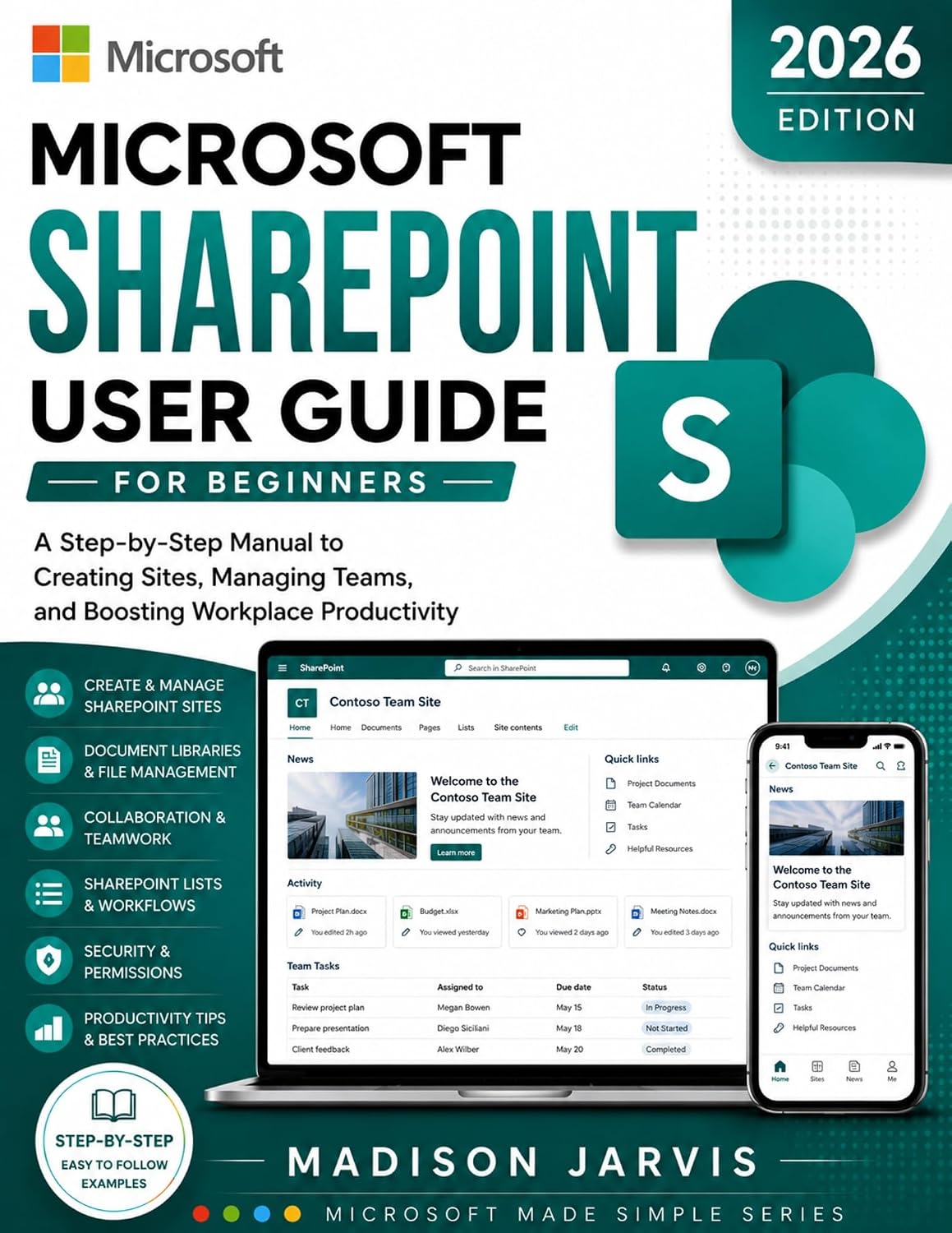 capítulo por capítulo baixar MICROSOFT SHAREPOINT USER GUIDE FOR BEGINNERS 2026: A Step-by-Step Manual to Creating Sites, Managing Teams, and Boosting Workplace Productivity (Microsoft Made Simple Series) (English Edition)