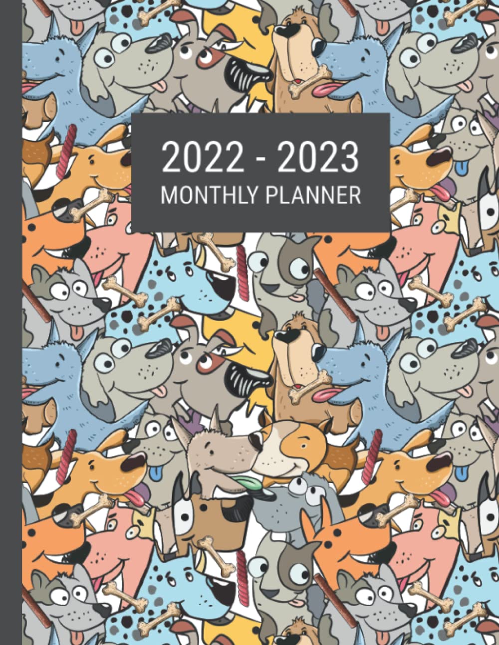 capítulo por capítulo baixar 2022-2023 Monthly Planner: 2 Year Calendar Schedule Organizer, January 2022 to December 2023, 24 Month Agenda/Funny Dogs Cover