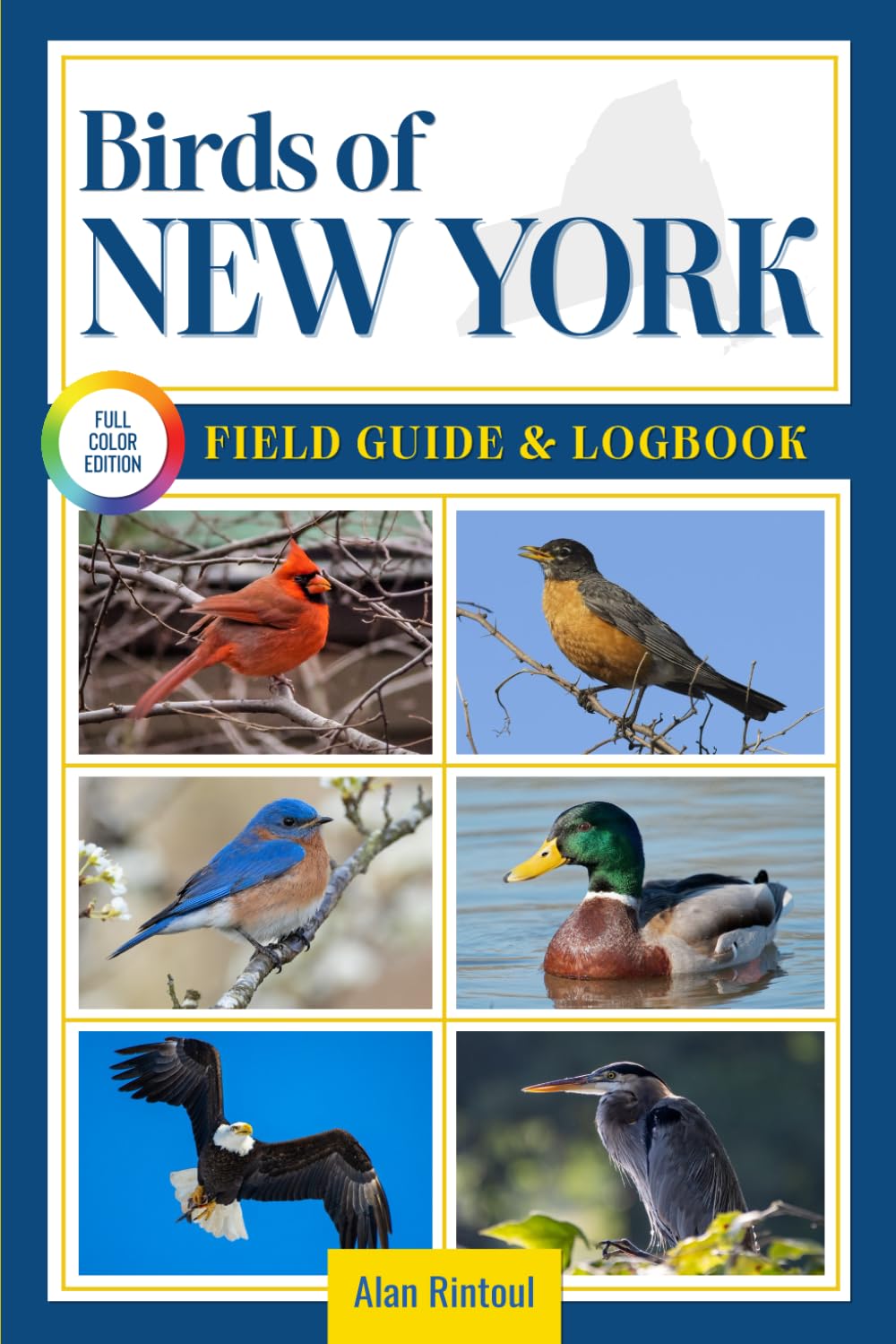 ler totalmente Birds of New York Field Guide and Logbook: An Essential Birdwatching Guide with Identification Tips for 60 Common Bird Species in New York