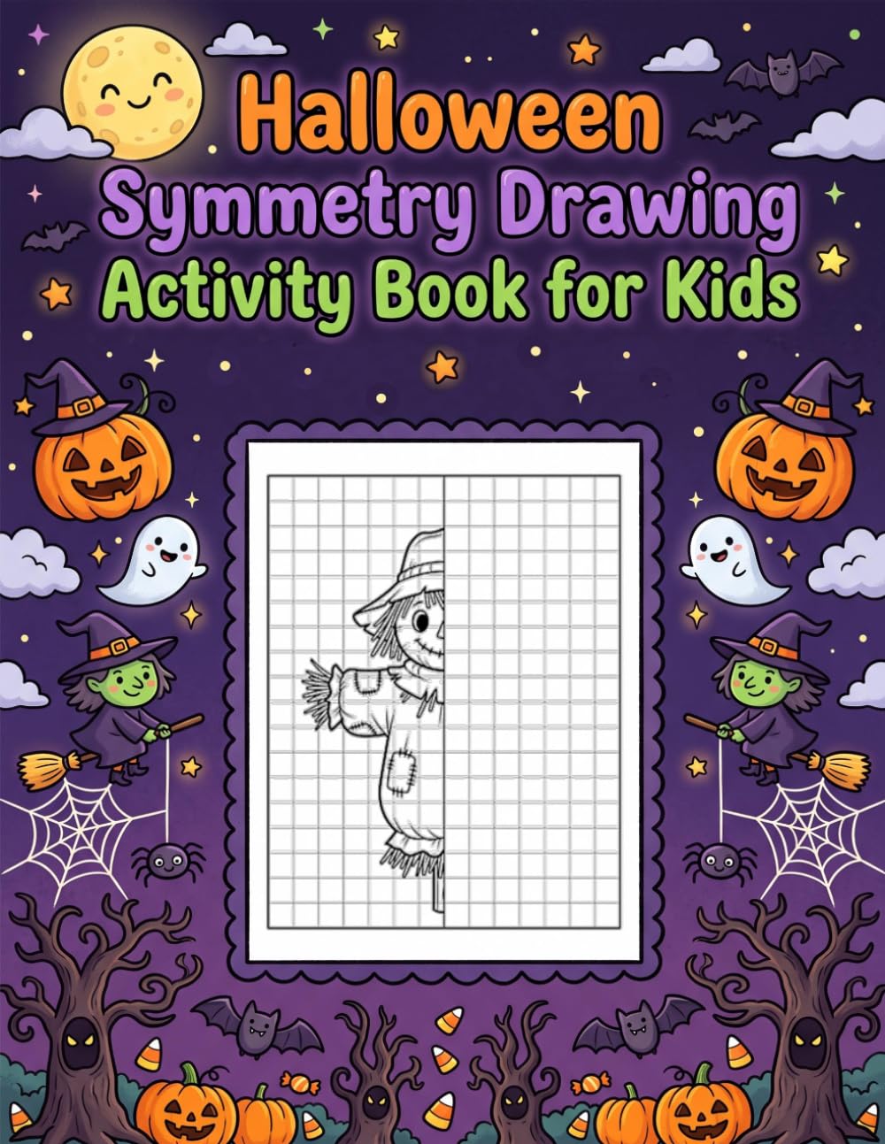 capítulo por capítulo baixar Halloween Symmetry Drawing Activity Book for Kids: Halloween Symmetry Activity Book, Complete The Drawing Halloween, Draw The Other Half Halloween,... Activity For Kids (Symmetry drawing Books)
