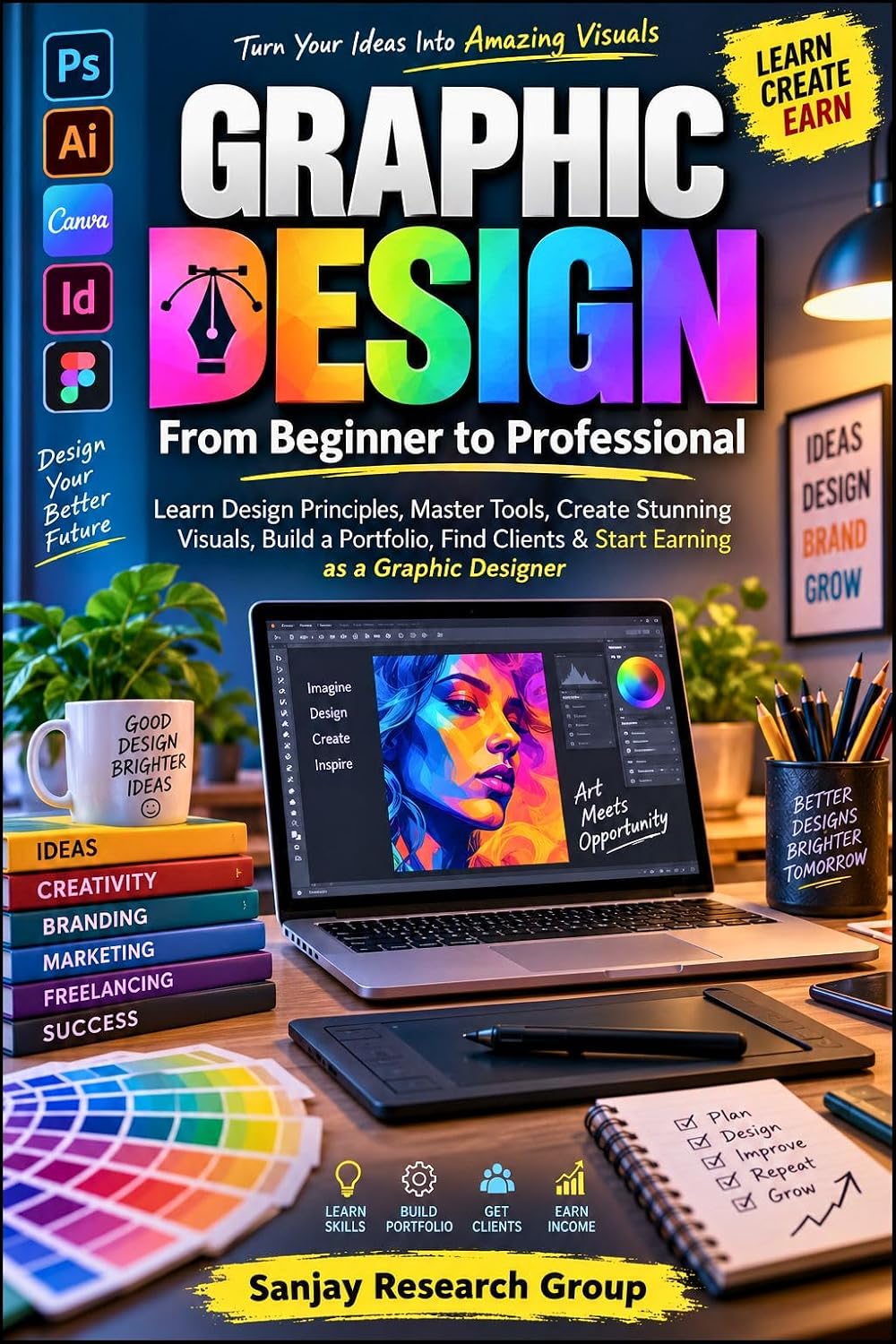 Graphic Design: From Beginner to Professional (Online Earning Guide Books By Sanjay Mandavi Book 23) (English Edition) baixar o livro de graça