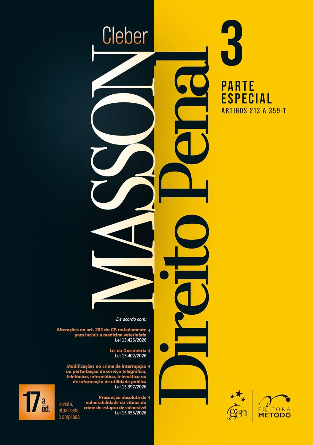 capítulo por capítulo baixar Direito Penal - Parte Especial - (arts. 213 a 359-t) - Vol. 3 - 17ª Edição 2026