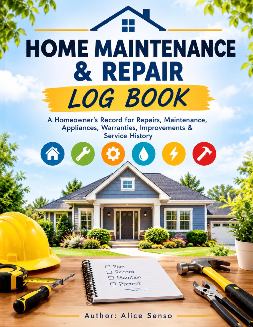 ler totalmente Home Maintenance & Repair Log Book: A Homeowner's Record for Repairs, Service, Appliances, Improvements, Warranties & Annual Maintenance