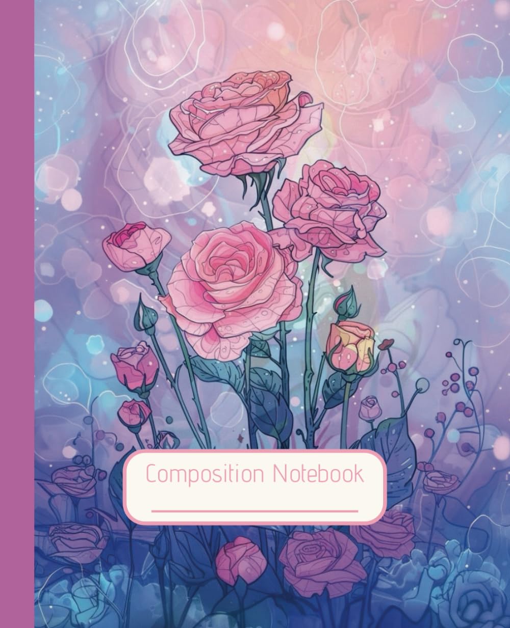 ler totalmente Composition Notebook College Ruled: 122 pages, roses notebook | for school, work, and journaling (7.5 x 9.25)