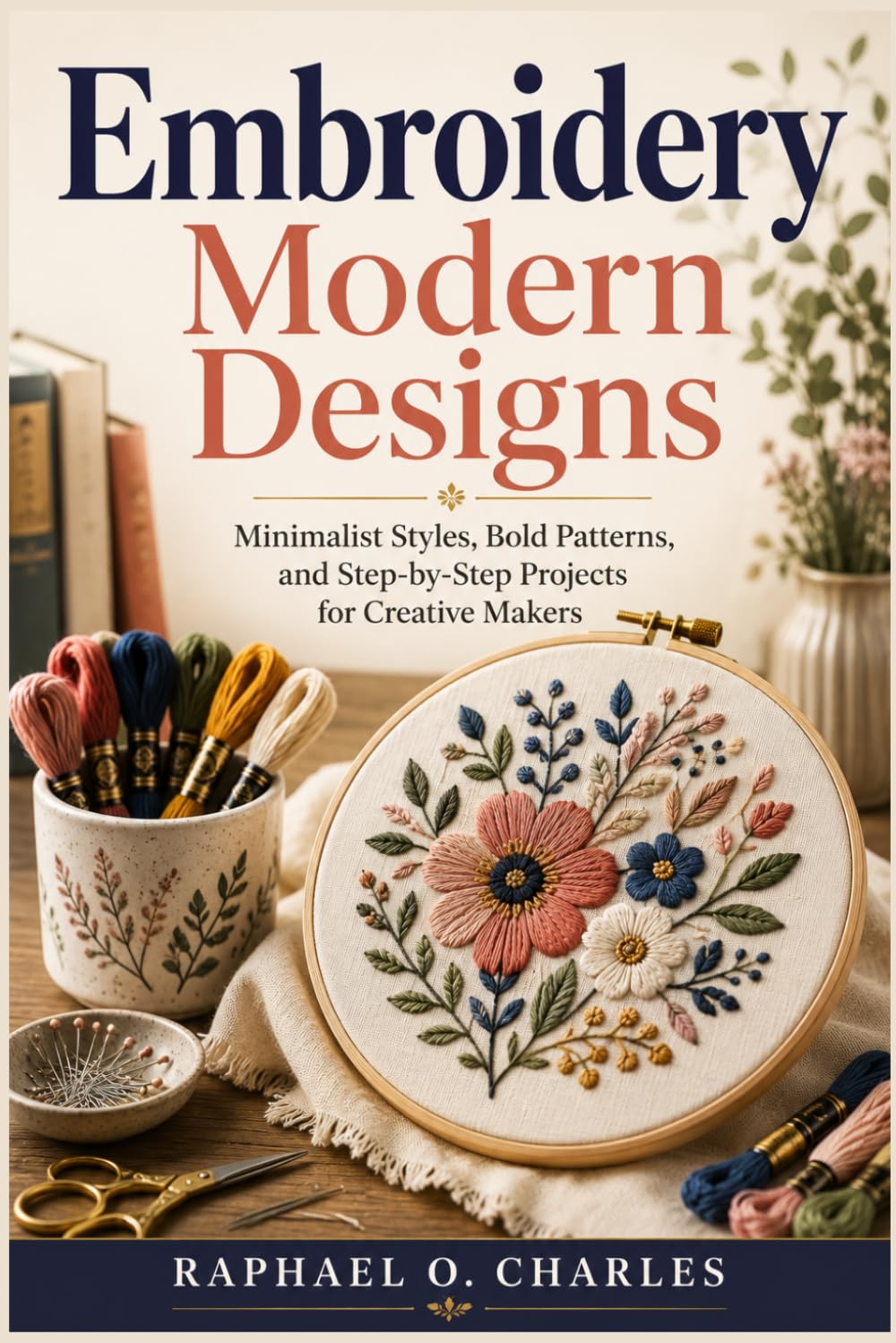 ler totalmente Embroidery Modern Designs: Minimalist Styles, Bold Patterns, and Step-by-Step Projects for Creative Makers