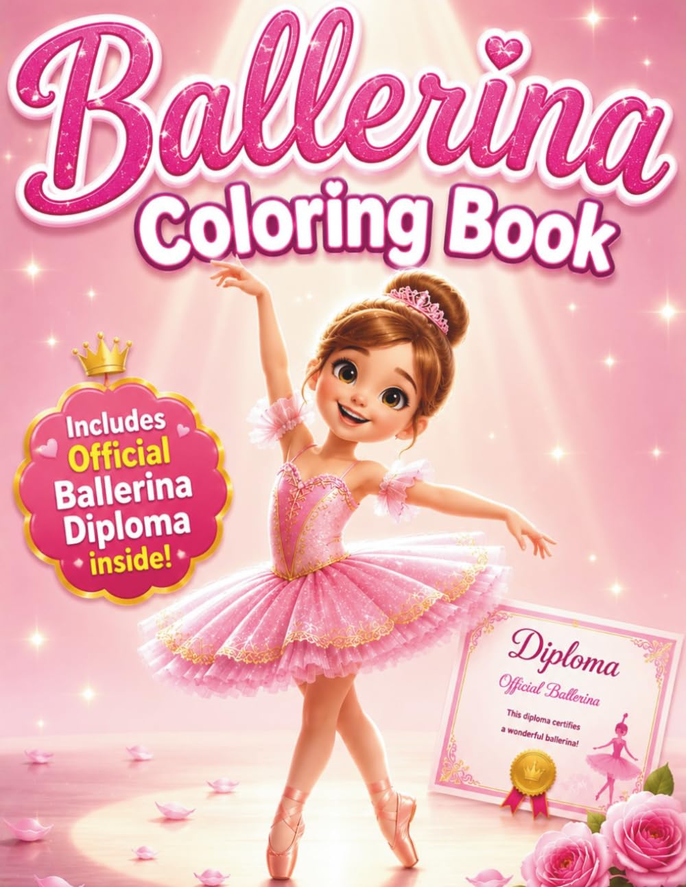 capítulo por capítulo baixar Ballerina Coloring Book: Ballerina Coloring Book for Girls | Ballet Coloring Book | Ballerina Book for Girls 3-5 | Dance Coloring Book | Bold and Easy... Cute and Fun Designs (Magic Ballerina World)