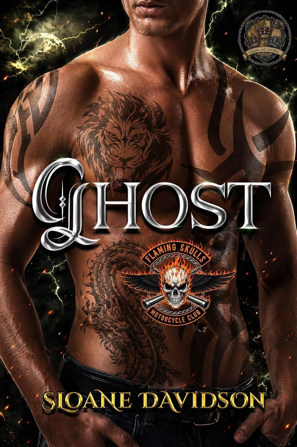 ler totalmente Ghost: A Captive Rescue Dark MC Romance (Flaming Skulls Motorcycle Club (Part of the Chains and Crowns Chronicles) Book 10) (English Edition)
