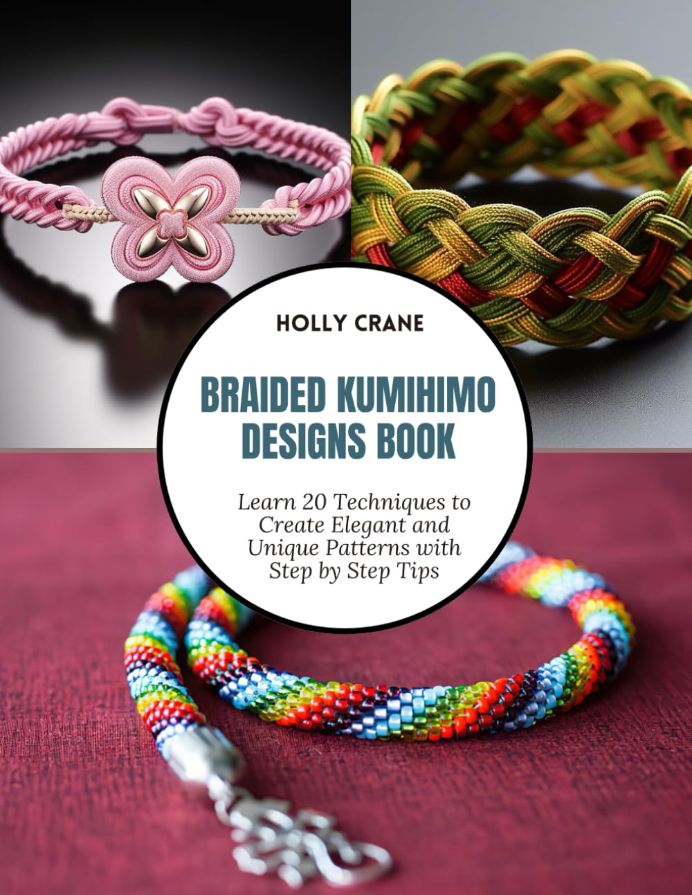 ler totalmente Braided Kumihimo Designs Book: Learn 20 Techniques to Create Elegant and Unique Patterns with Step by Step Tips