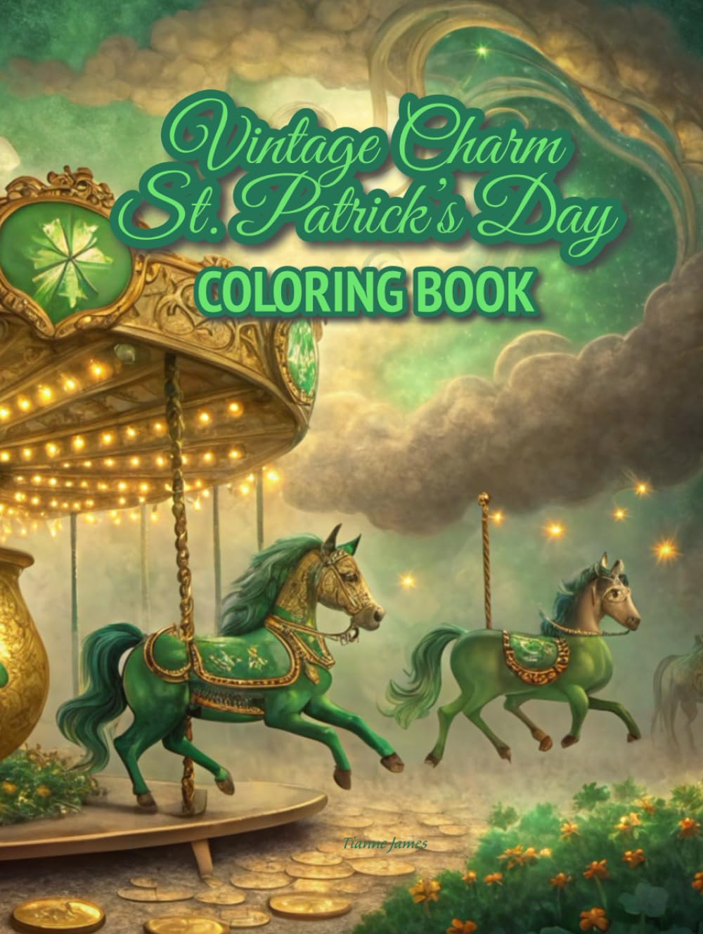 Vintage Charm St. Patrick’s Day: Featuring Vintage Scenes of Clover, Gold, Antique Decorations, and Festive Irish Symbols baixar livro de graça