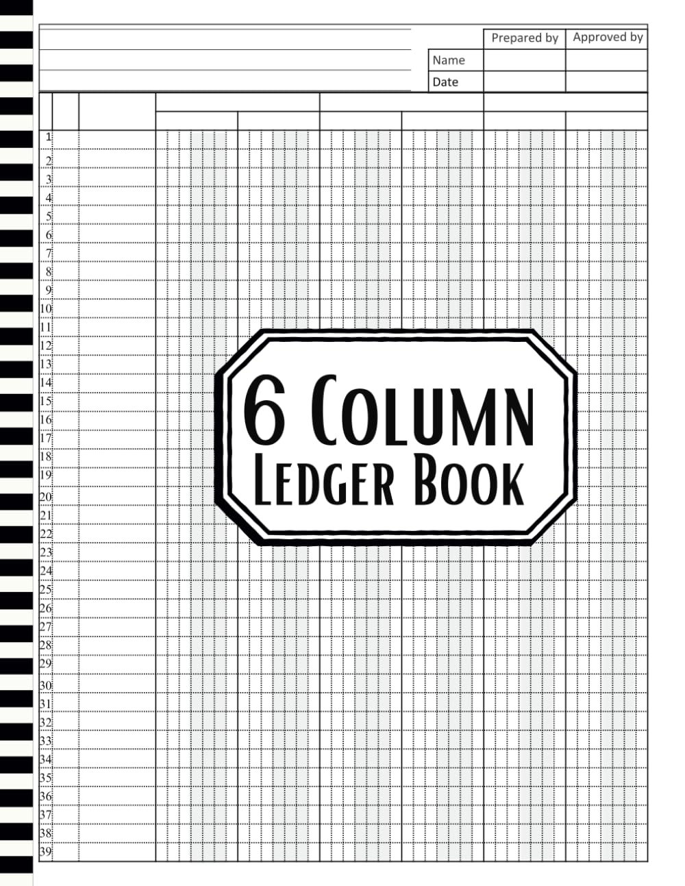 6 Column Ledger Book: Customizable Ledger Book For BookKeeping | Income and Expense Log Book for Small Business and Personal Finance. baixar livro de graça