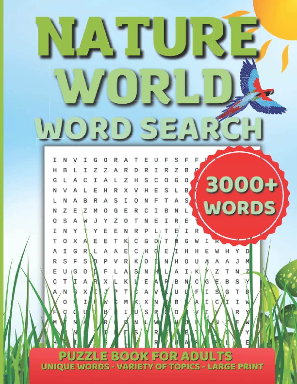 Nature World Word Search For Adults Large Print: Word Search Puzzle Book For Adults, Seniors & Teens - A Variety Of Nature-Related Topics - Find... Book with Answers - Activity For Brain & Mind baixar o livro de graça