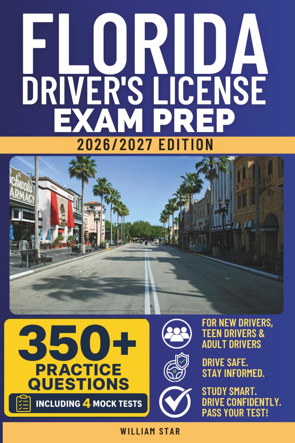 ler totalmente Florida Driver's License Exam Prep: Study Guide, Road Signs & Practice Tests to Help You Pass the Written Knowledge Test (USA DMV Permit Study Books)