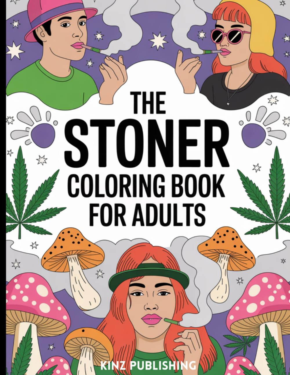 ler totalmente The stoner coloring book for adults: 50 coloring pages for Stress Relief and Relaxation, 52 Interesting Facts About Marijuana, The Ideal Gift for Weed Lovers