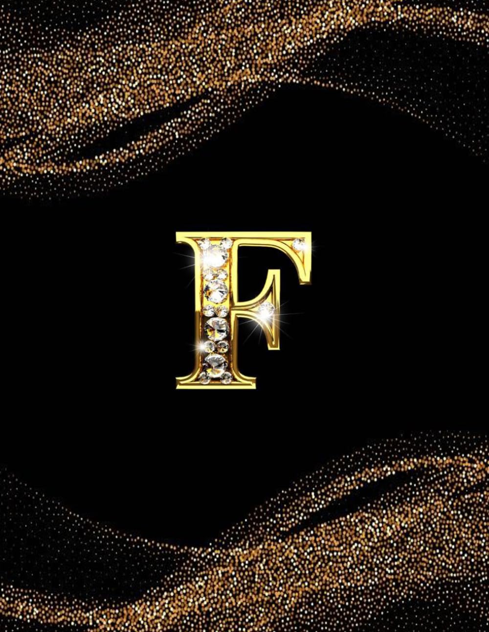 F: Monogram Initial Notebook Letter F | 8.5" x 11" - 120 pages, College Ruled baixar o livro de graça
