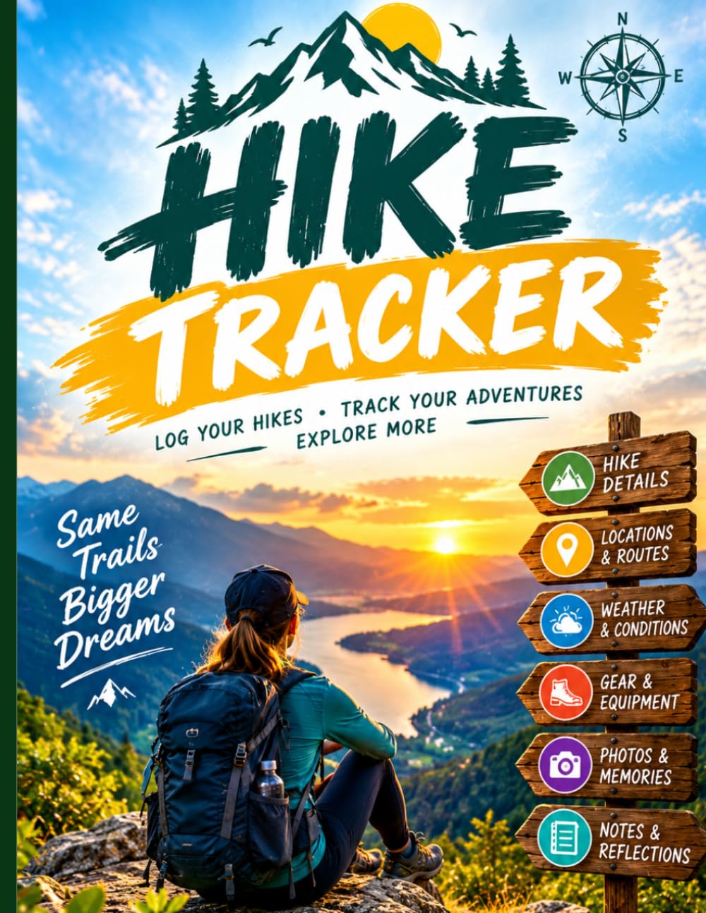 capítulo por capítulo baixar Hike Tracker: Hiking Journal for Recording Trails, Routes, Distance, Weather, Gear, Adventures and Outdoor Memories: A Practical Hiking Logbook for... New Trails and Remembering Every Adventure