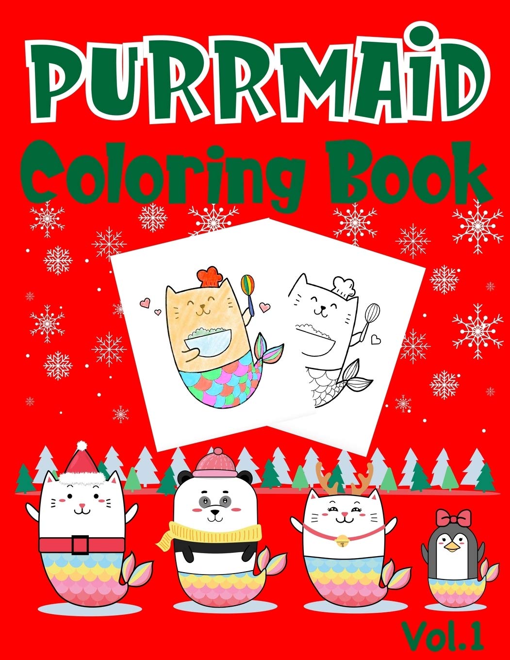 Purrmaid Coloring Book: Christmas (Xmas) And Birthday Gifts For Girl baixar livro de graça