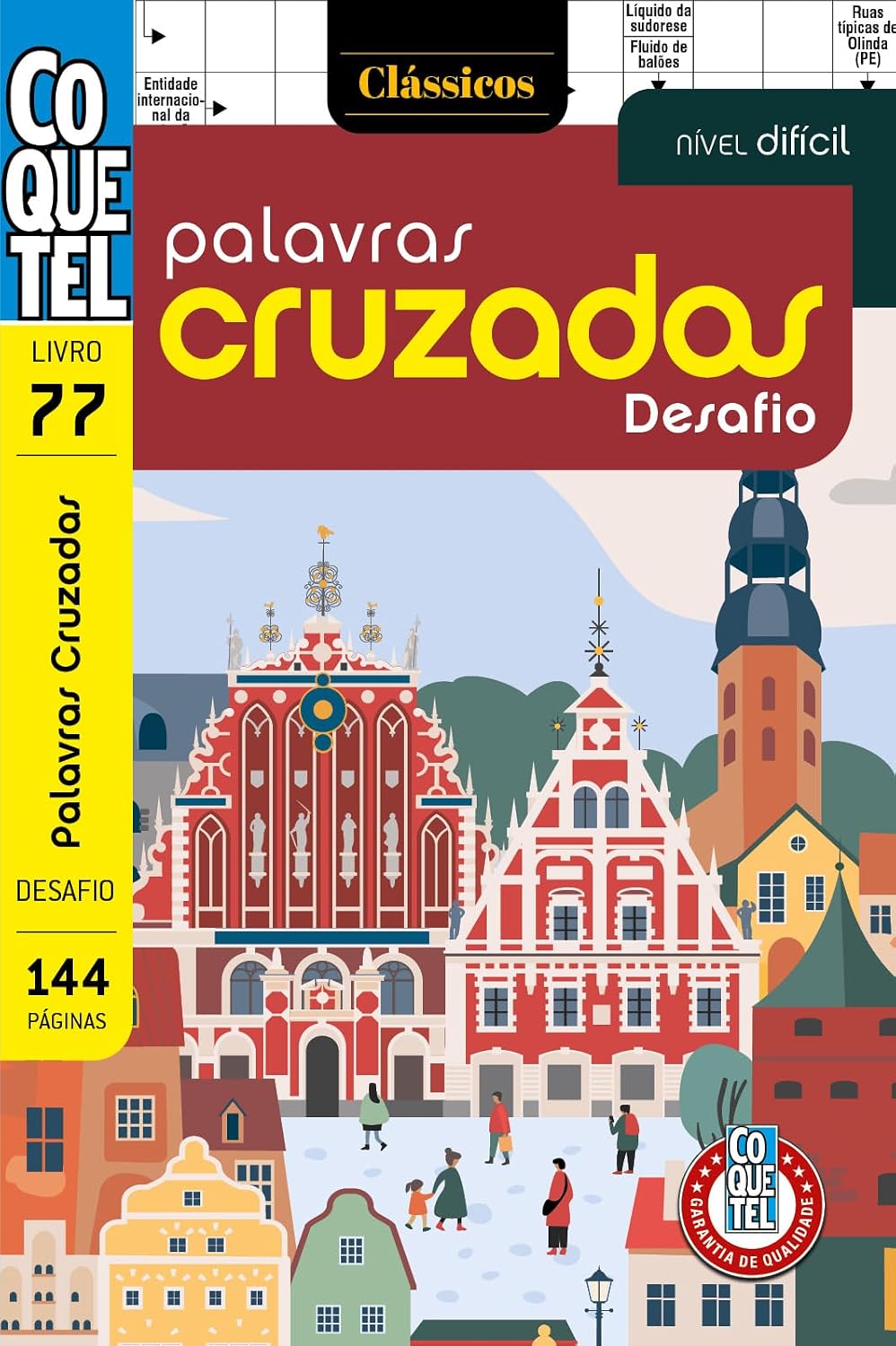 ler totalmente Livro Coquetel Palavras Cruzadas Desafio 77