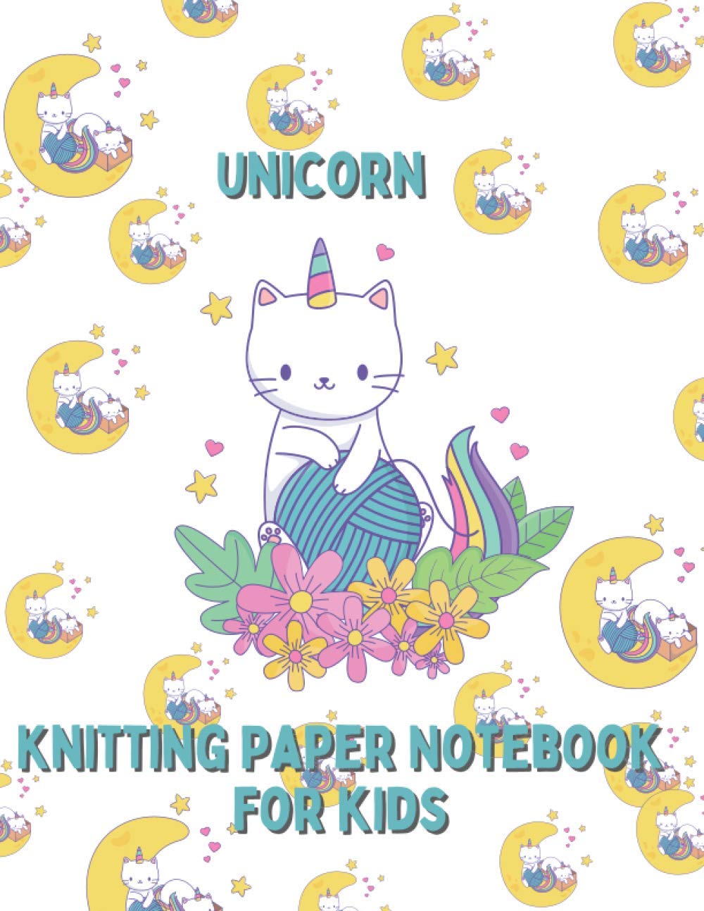 ler totalmente UNICORN KNITTING PAPER NOTEBOOK FOR KIDS: |2:3 Ratio| 150 Pages| 8.5x11| Blank Knitting Design Graph Paper
