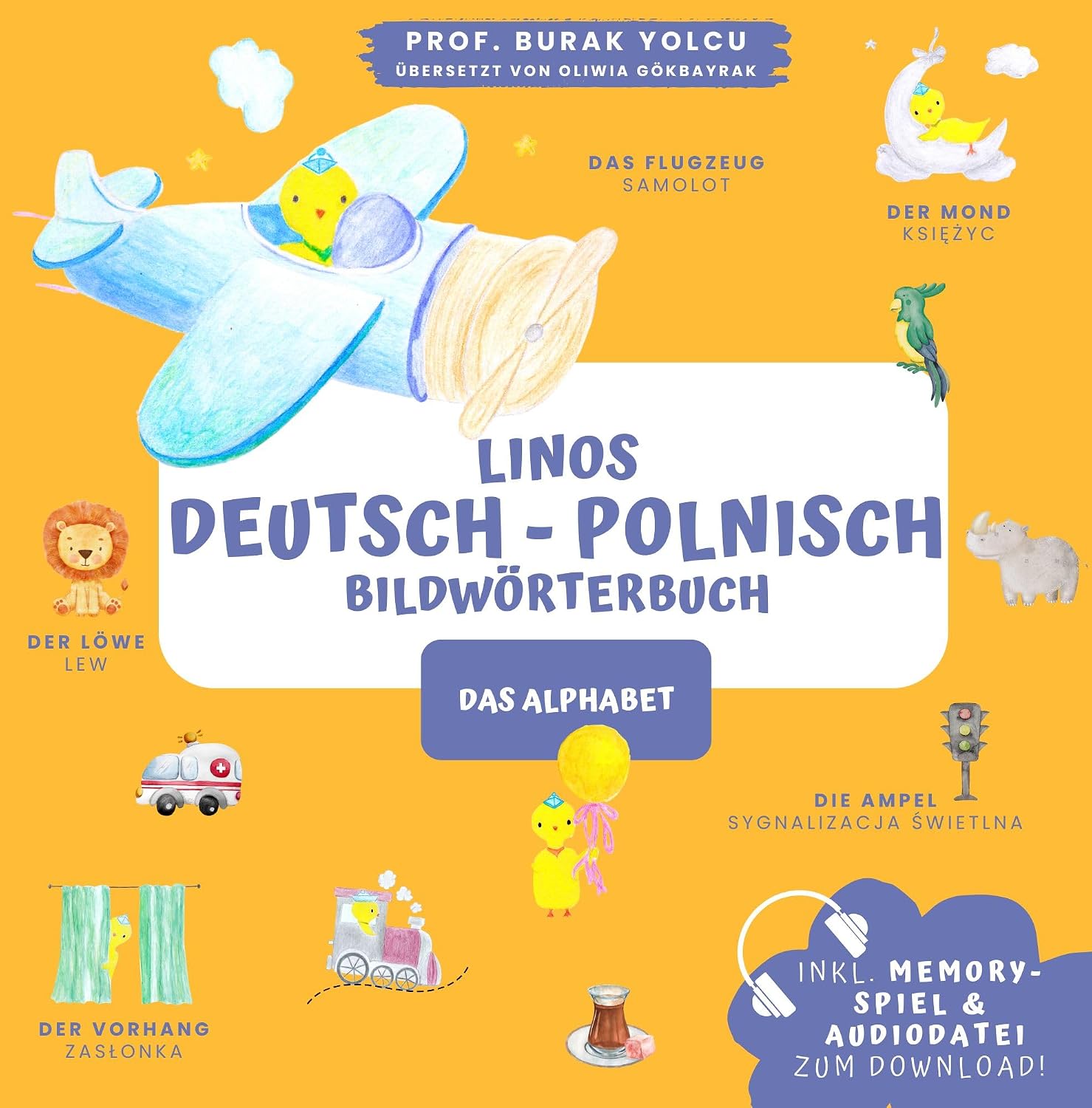 Linos Deutsch Polnisch Bildwörterbuch (Alphabet): Memoryspiel & Audio zum Download (Wörterbuch für Kinder und Anfänger) - Niemiecko polska książka dla dzieci (German Edition)