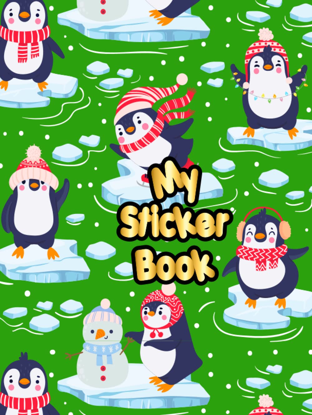 ler totalmente My Sticker Book: Happy Christmas Blank Sticker Book For Kids Ages 4-8 Christmas Gift Idea For Toddlers Preschool