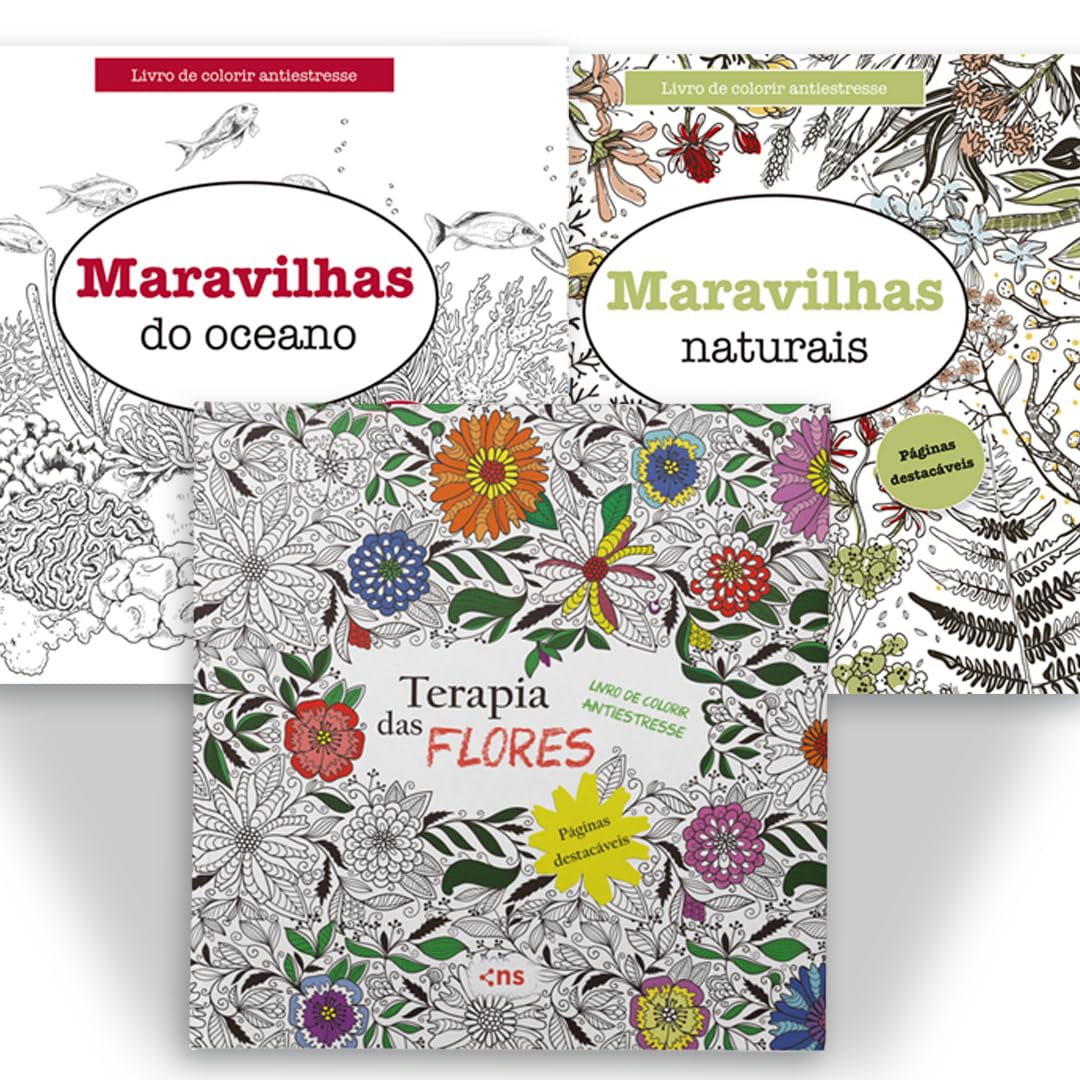 Coleção “Terapia das Cores – Livros para colorir antiestresse” baixar o livro de graça