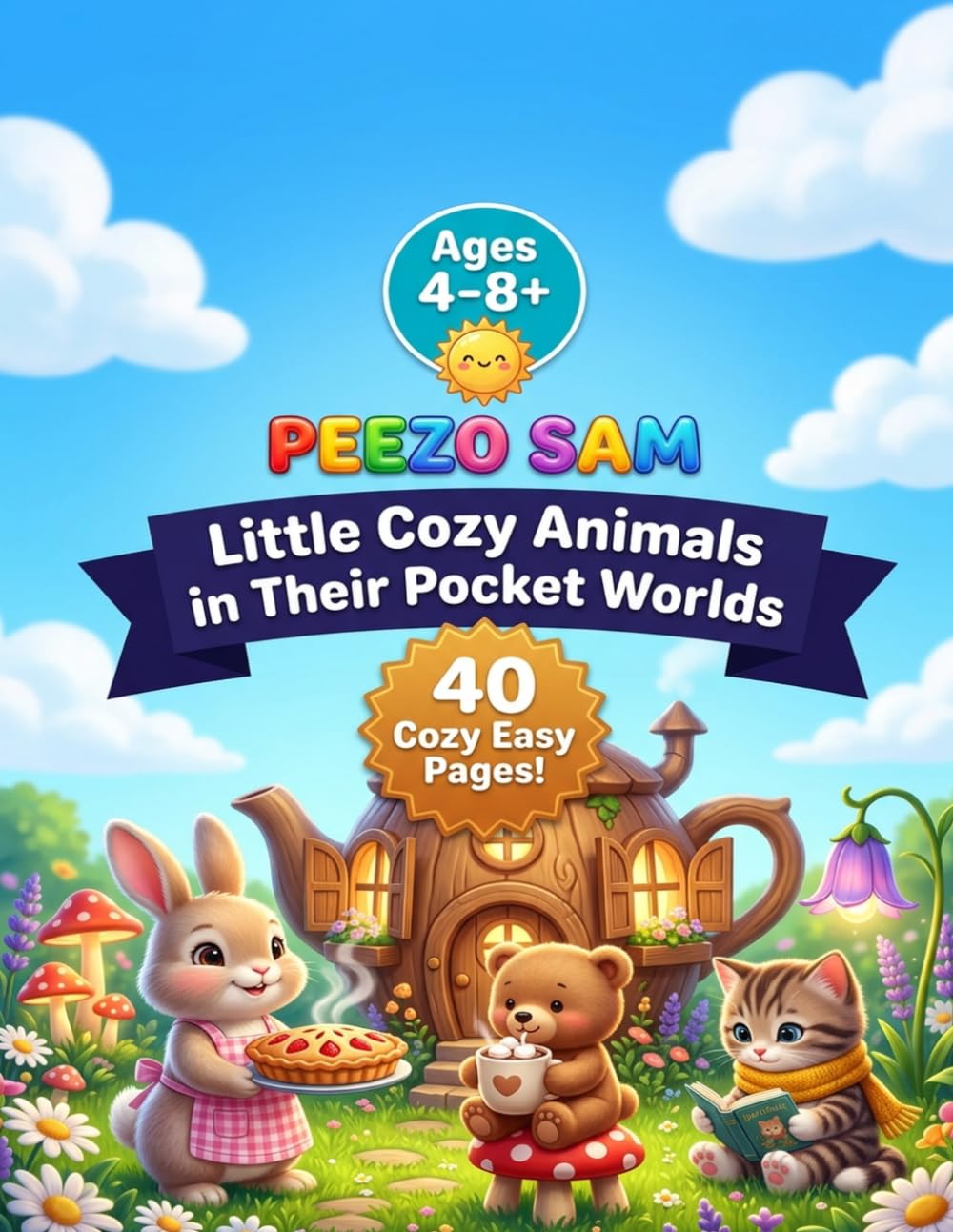 Little Cozy Animals in Their Pocket Worlds: Coloring Book for Fun and Engaging Artwork baixar o livro de graça