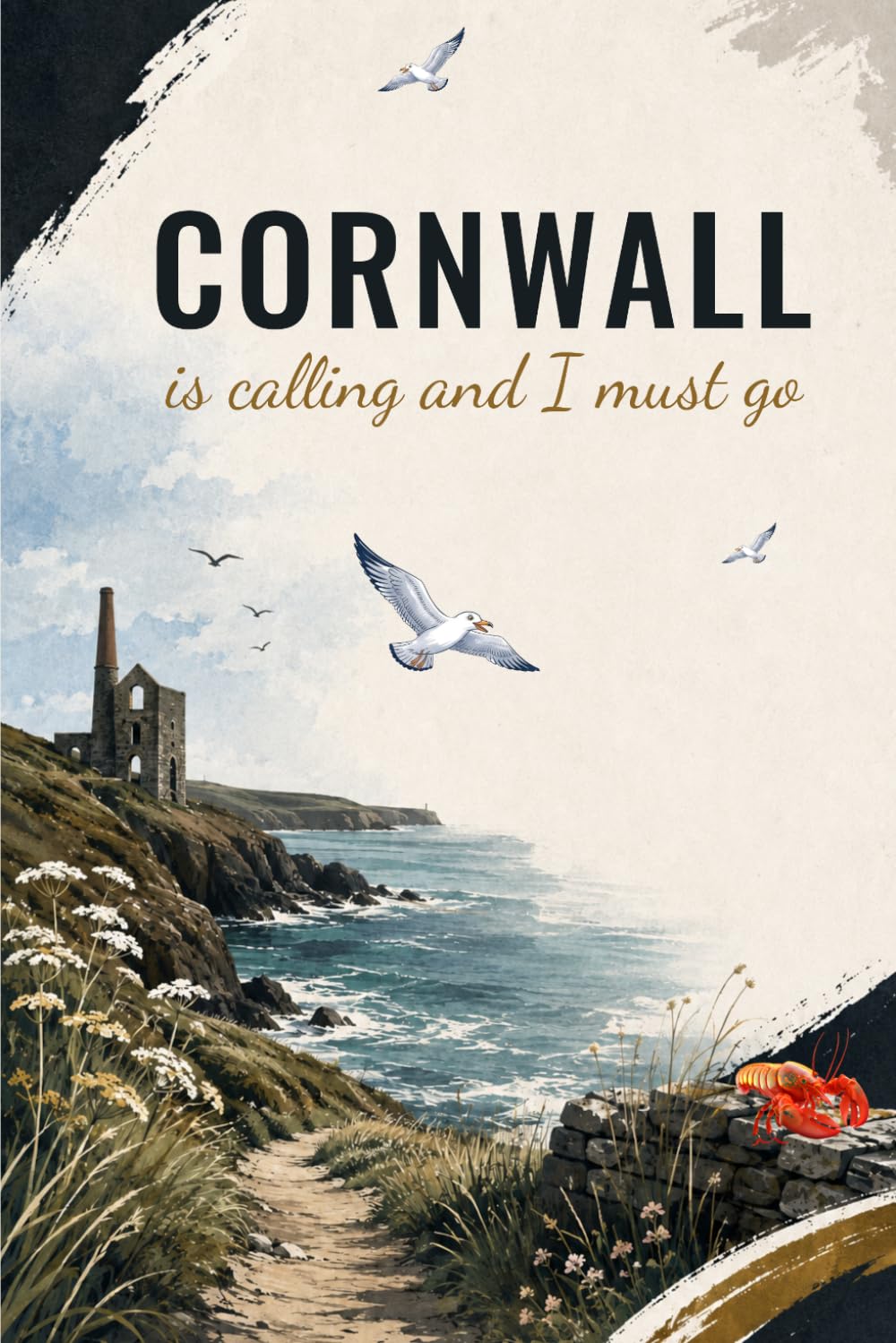 capítulo por capítulo baixar Cornwall Travel Journal: Page-For-Each-Day Book to Record Cornwall Holiday Memories | Funny Cornish Gifts For Women, Men and Kids