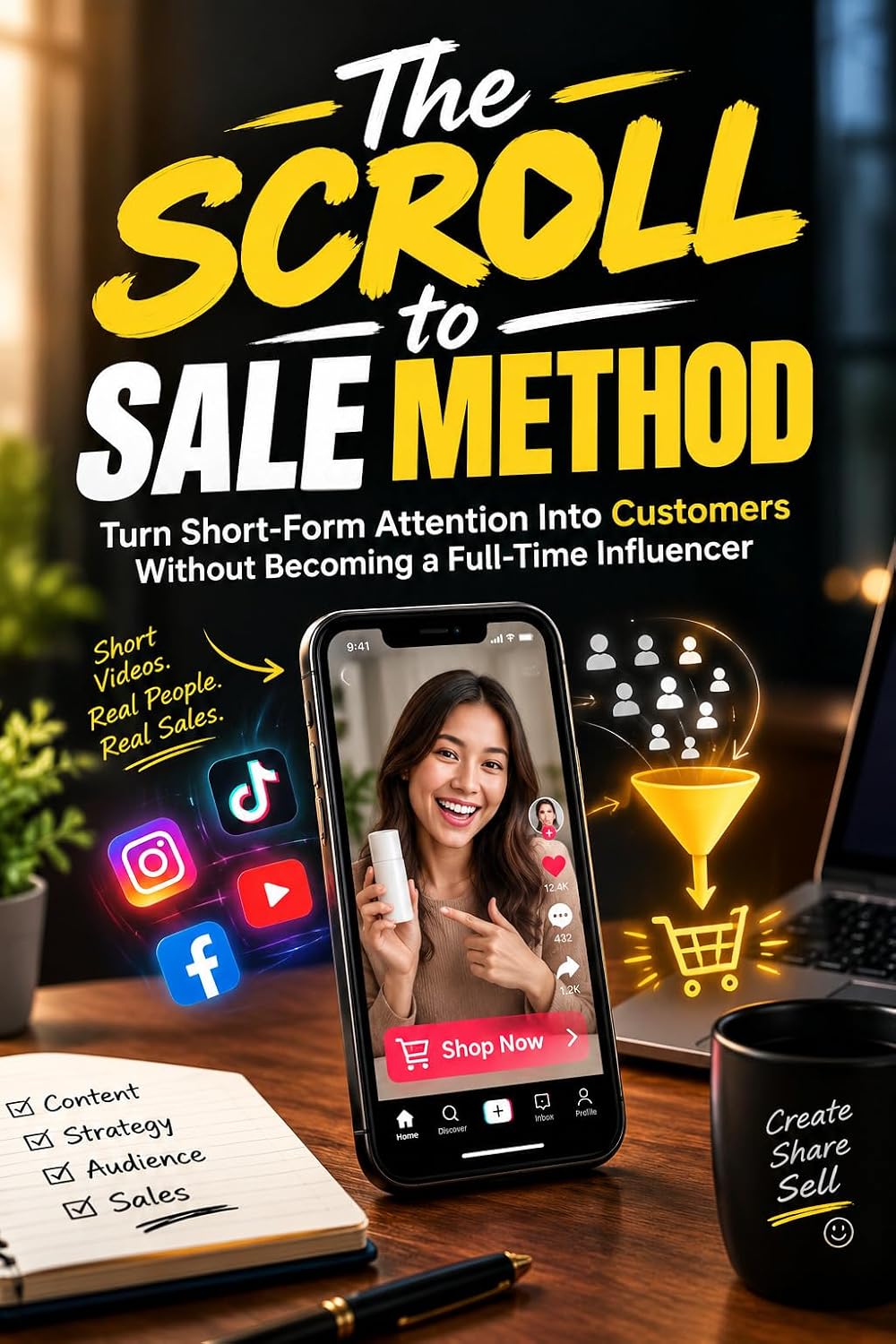 The Scroll to Sale Method: Turn Short-Form Attention Into Customers Without Becoming a Full-Time Influencer (English Edition) baixar livro de graça