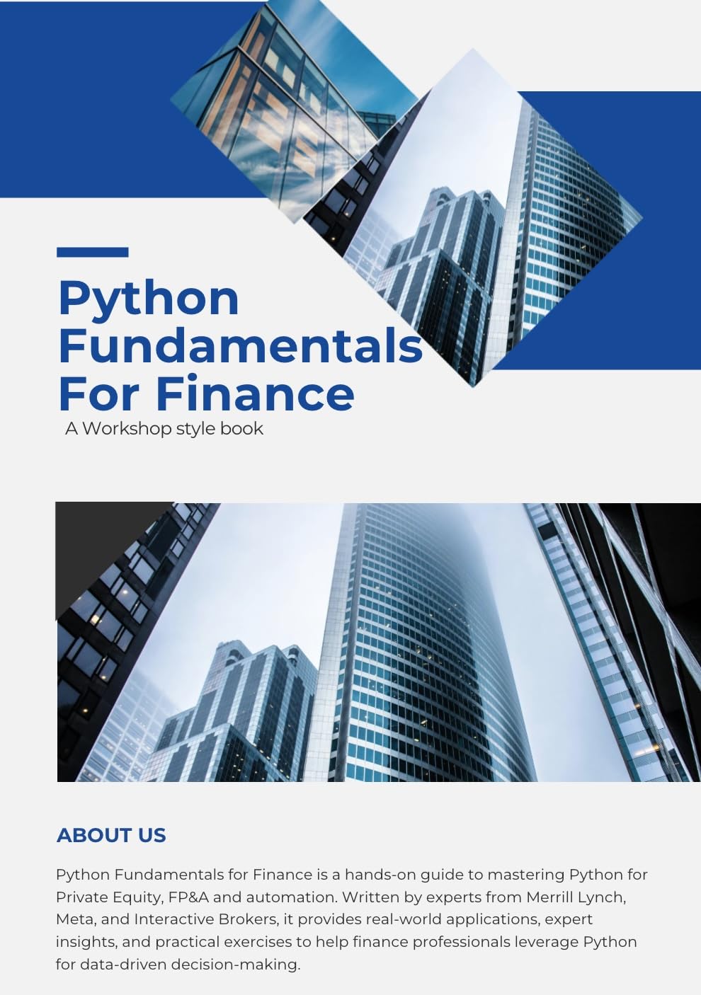 Python Fundamentals For Finance: A Workshop Approach (Python For Finance Book 1) (English Edition) baixar livro de graça