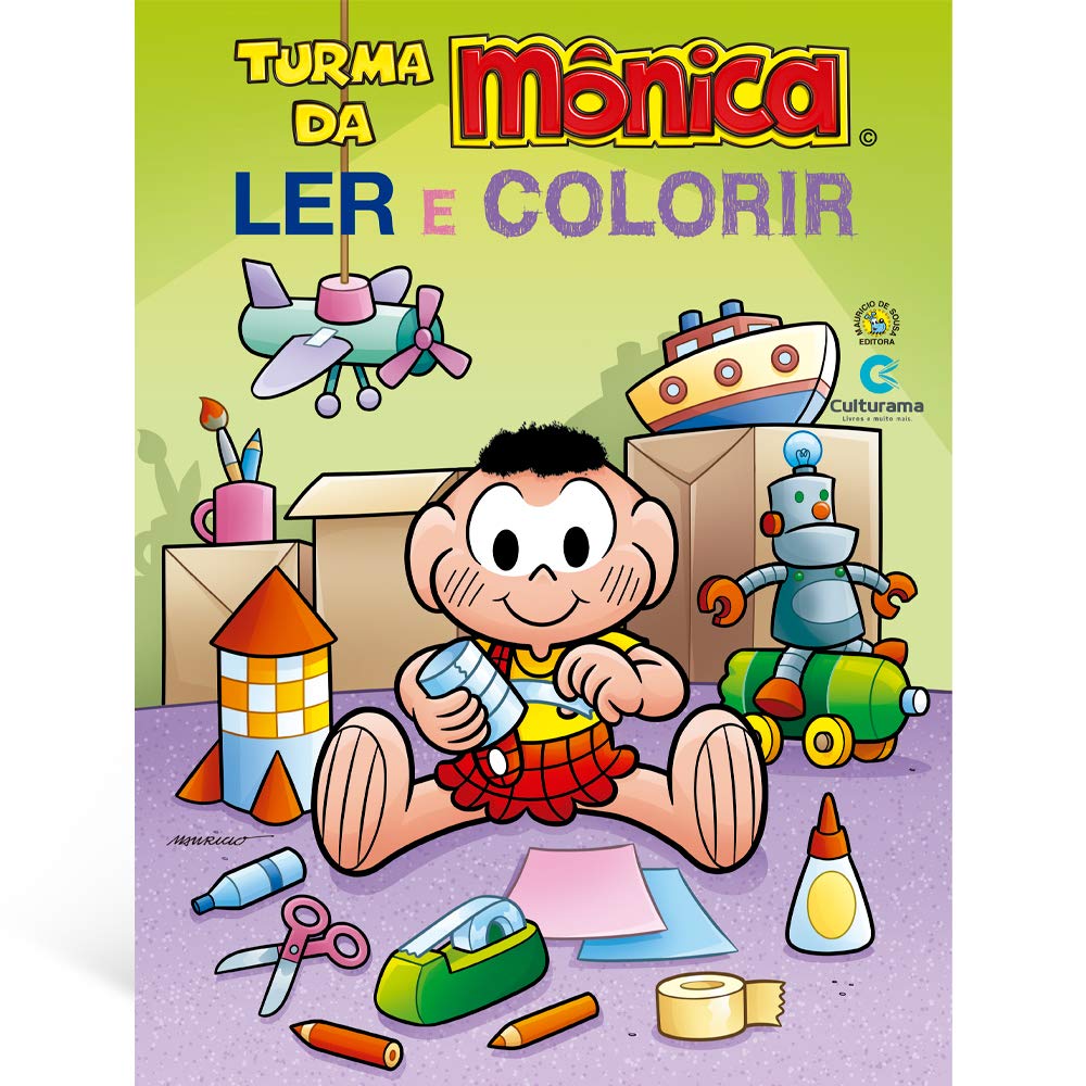 Gigante Ler e Colorir Cascão baixar livro de graça