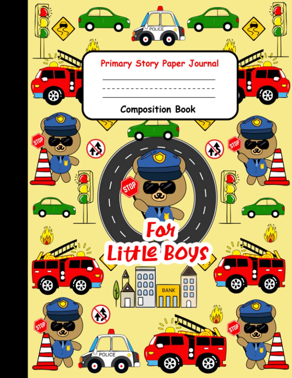 Primary Story paper Journal Composition Book For Little Boys: Early Creative Story Book For kids, Boys Trucks Dotted Midline and Picture Space, For... and draw, Grades K-2 School Exercise Book baixar livro de graça