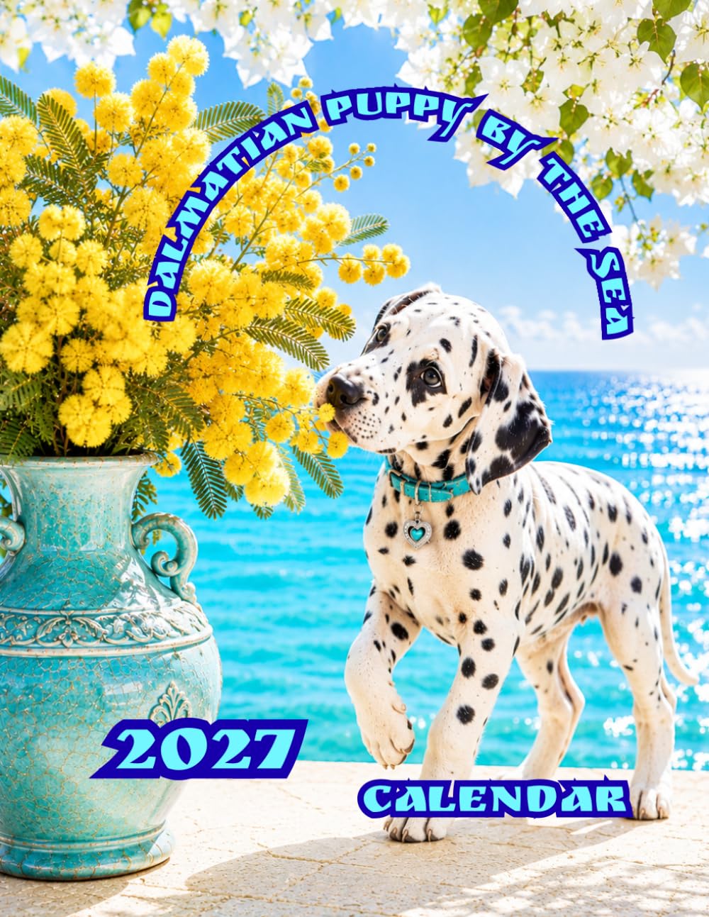Dalmatian Puppy by the Sea 2027 Calendar