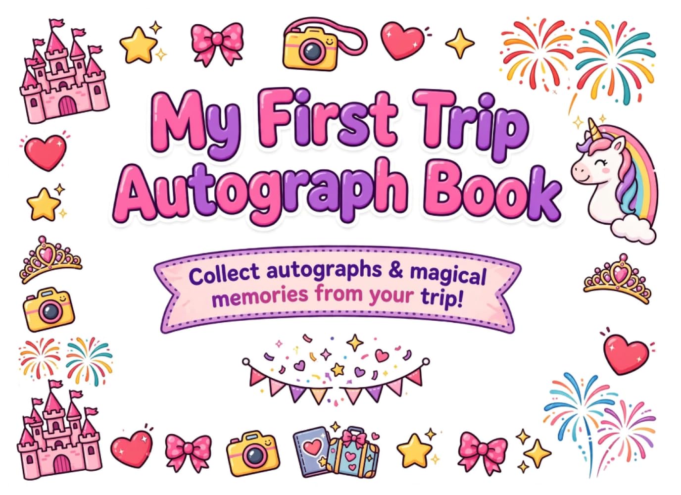 ler totalmente My First Trip Autograph Book: For Girls Princess & Unicorn Edition: Collect Autographs, Signatures & Magical Memories from Castles, Tiaras and... Book Series - Collect Magical Memories)