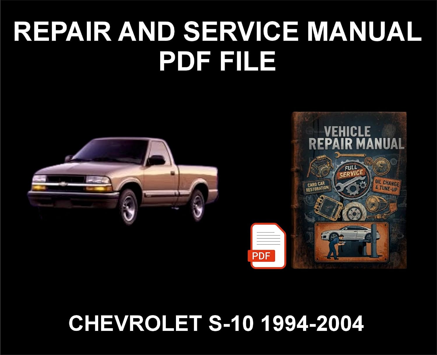 ler totalmente Chevrolet S-10 1994-2004 Vehicle Repair Manual, Parts and Wiring Information, Workshop Guide (English Edition)
