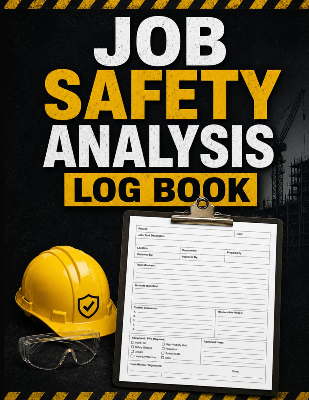 ler totalmente Job Safety Analysis Log Book: Guide for Workplace Safety, Hazard Assessment, Risk Assessment, Job Steps Record, and Workplace Safety Checklist for Maintenance and Industrial Teams