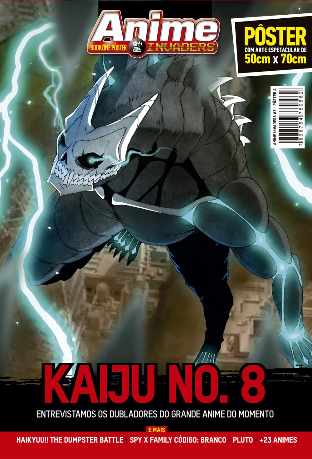 Kaiju No. 8 - Superpôster Anime Invaders baixar o livro de graça
