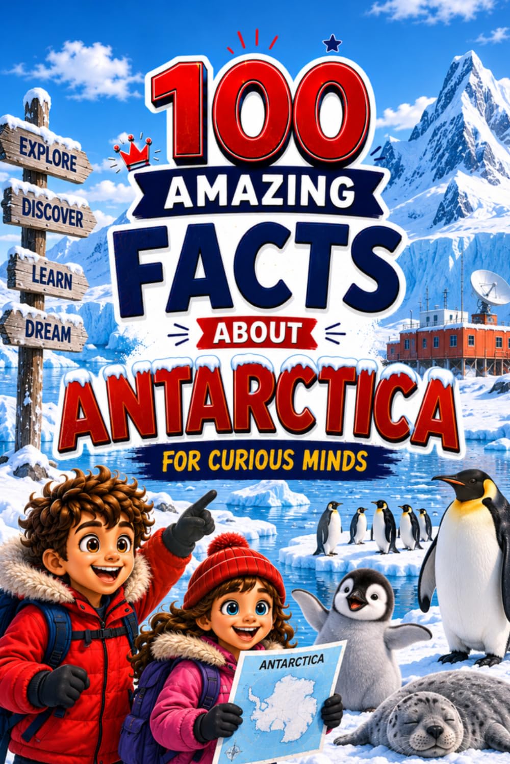 capítulo por capítulo baixar 100 Amazing Facts About Antarctica for Curious Minds: A Fun and Educational Book for Kids with Interesting Facts, Antarctica Trivia, History, Culture, Wildlife, Geography, and Amazing Discoveries